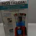 Nostalgia Frozen Drink Maker and Margarita Machine for Home - 32-Ounce Slushy Maker with Stainless Steel Flow Spout - Easy to Clean and Double Insulated - Retro Red