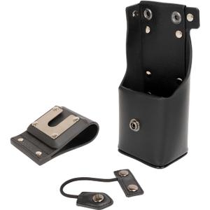 Leather Swivel Holster for Motorola Radio NNTN4115A, Compatible with XTS5000 XTS3000 XTS2500 XTS1500, Leather Radio Holster for Duty Belt, Secure Carry Case