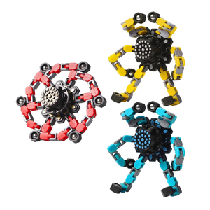 Gokeey Transformable Fidget Spinners 3 Pcs for Kids and Adults Stress Relief Sensory Toys for Boys and Girls Fingertip Gyros for Party Favors Goodie Bag Stuffers for Kids