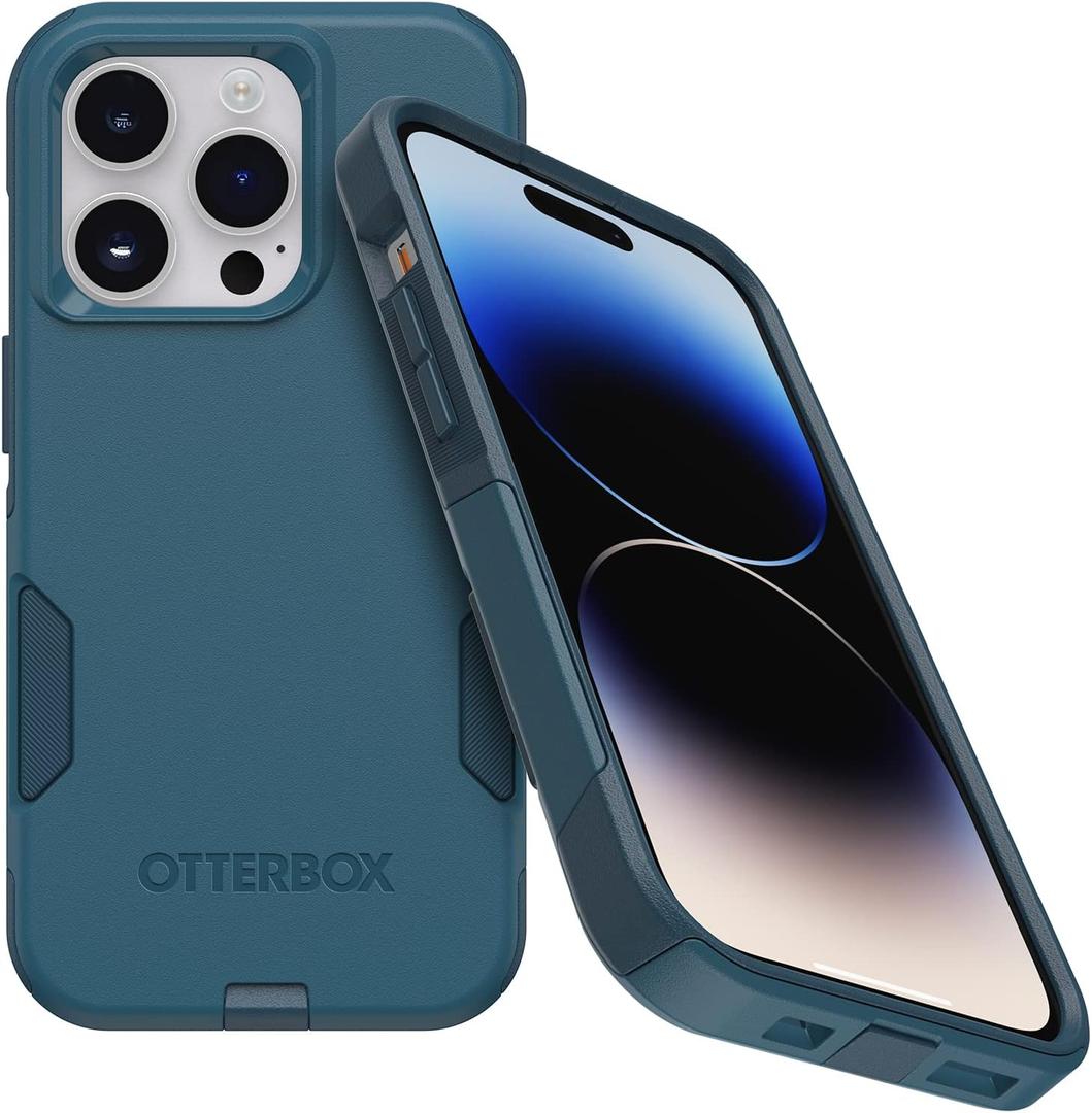OtterBox iPhone 14 Pro (ONLY) Commuter Series Case - Dont BE Blue (Blue), Slim & Tough, Pocket-Friendly, with Port Protection