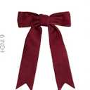 Meseey 12 Pcs Burgundy Velvet Bows with Twist Tie 4.5 Inch Pre-Tied Vintage Christmas Velvet Ribbon Bows for Treat Bags Gift Wrapping Basket Wedding Baby Shower Brithday Party