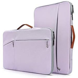 17.3 inch Laptop Sleeve Case Briefcase Bag for HP 17.3 Laptop, HP Pavilion 17, HP Envy 17T, HP PROBOOK 17, Dell Inspiron 17, Lenovo ASUS ACER MSI 17.3 Waterpoof Computer Bag -Purple