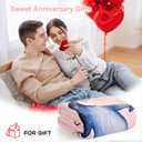 JANZAA My Penguin Love Blanket - Pink Throw Wedding Anniversary Blanket for Men Women Boyfriend Couple - Romantic I Love You Gifts for Him/Her Birthday, Wedding, Valentines, Mothers Day 50'' x 60''