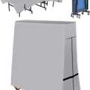 Outdoor Ping Pong Table Cover, 600D Waterproof Sun proof Indoor & Outdoor Fits Universal Folding Tables and Flat 9x5 FT Tables Tennis (Grey)