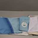 Turquoise Ombre No Hook Shower Curtain with Snap in Liner Teal Brown Gradient Abstract Geometric Shower Curtain for Bathroom, Fabric Waterproof Inner Liner, Hotel Style with Mesh Top Window, 72x72