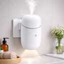 Waterless Essential Oil Diffuser, Plug in Air Scent Diffuser, Small Aromatherapy Frangrance Diffuser Machine with Night Light for Home, Living Room, Bathroom, Kitchen, Office, Hotel, White