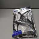 Zip Tie Lock Adjustable Cable Lock for Kids Bike, Fridge, Scooter, Bike Rack, Cabinets, Drawers, Gates, Fences, Helmet,Toolboxes, Lightweight Bicycle Lock, 2 Pack (Black)