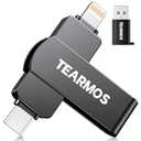 512GB Flash Drive Intended for iPhone iPad, Memory Stick Storage for Photos and Videos Backup, Compatible with iPhone iPad Android PC, Plug and Play, No Application Required (Rose Gold)