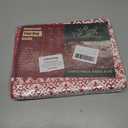 Christmas Area Rug 2x3 Red Snowflake Holiday Decorative Doormat Entryway Kitchen Washable Non Slip Soft Low Pile Small Carpet for Living Room Bedroom Entrance Dining Room Bathroom