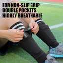 Soccer Shin Guards for Kids Youth Adults - Shin Pads and Sleeves Set with Optimized Insert Pocket for Boys Girls Men Women for Football Games - Protective Soccer Equipment(3 in 1)