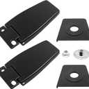 5013722AA Liftgate Rear Window Glass Hinge Set Replacement for Jeep Wrangler 1987-2006 Replaces 5013722AB 5013723AA 5013723AB 55008136 926-119