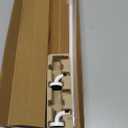 TYRON 1 Pack Magnetic Curtain Rod for Metal Door Adjustable 18-30 Inch, 3/8 in. Diameter, French Door Magnetic Cafe Curtain Rod(White)