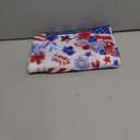 Rectangle 4th of July Tablecloth 60x102 Inch, Farmhouse Patriotic Star Table Cloth, Polyester Waterproof Wrinkle Resistant Independence Day Table Cover for Memorial Day Decorations Decor