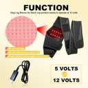 Dog Knee Brace for Torn Acl Hind Leg Red Light Therapy for Dogs Professional Edition Dog Knee Brace Accelerated Wound Healing Suitable for Mini Dogs (S)