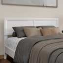 AFI, Sophia Adjustable Modern Queen Wood Headboard, White