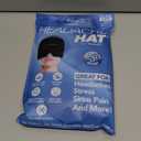 TheraICE Migraine Relief Cap, Soothing Headache Hat Ice Pack Mask, Face Cold Compress Cooling Gel Head Wrap Products for Tension, Stress & Hangover