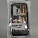 for Samsung Galaxy S25 Phone Case, Military Grade Heavy Duty 3-Layer Shockproof Drop Protective Cover for Samsung Galaxy S25 5G 6.2 Inch, American Flag Cross