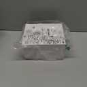 Discreet Tampon Holder for Bathroom with Vanity Tray Lid, Tampon Organizer for bathroom for Wall or Countertop Mount, Wood Pad Dispenser, Feminine Product Organizer (Floral)