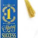 Genuine Fred Novel Achievement Bookmark, Story of Success, Coated Steel with Gold Tassel, 1.9" x 6.9" - Great Gift for Book Lovers, Teachers, Graduates, New Job