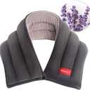 Microwavable Heating Pads for Neck Pain Relief, Moist Heated Neck Wrap Warmer, Cold and Hot Compress with Lavender Aroma, Versatile Microwave Heat Pad for Sore Muscle Relief, 25 x 5.7 Inches