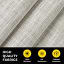UNISHADES no Drill Cordless Roman Shades for Windows, 30" W 64" H - 100% Blackout - Linen - Beige