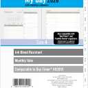 AT-A-GLANCE 2026 Planner, Daily & Monthly, 5-1/2" x 8-1/2", Desk Size 4, Two Page Per Day Refill, Loose-Leaf (481-225A-26)