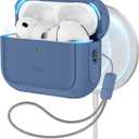 ESR for AirPods Pro 3 Case, Compatible with AirPods Pro 3rd Generation Case (2025), Compatible with MagSafe, Full Drop Protection Cover with Lanyard, Dark Blue
