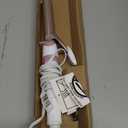 Conair Double Ceramic 1-Inch Curling Iron, 1-Inch Barrel Creates Classic Curls, Hair Curler for Use on Short, Medium, & Long Hair, White/Rose Gold