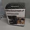Elite Gourmet EHC-5055 Automatic 5-Cup Brew & Drip Coffee Maker with Pause N Serve Reusable Filter, On/Off Switch, Water Level Indicator
