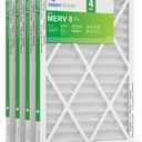 14x20x1 Air Filter 4 Pack, MERV 8 Pleated Dust Defense Air Filters Replacement Air Conditioner HVAC AC Furnace Filter, Durable and Lightweight