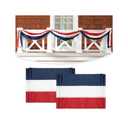 Patriotic Fabric Bunting 5.73 ft