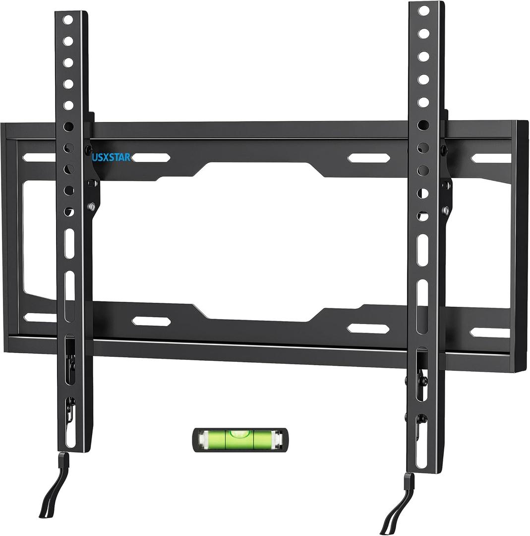 Fixed TV Wall Mount for Most 26-60 Inch TVs, Low Profile TV Mount with Quick Release Lock, Ultra Slim Wall Mount TV Bracket, Max VESA 400x400mm, Holds up to 99 lbs, up to 16Wood Studs by USX STAR