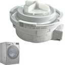 EAU63743803 NTWC021S03 Drain Motor Pump Compatible with LG Washer Drain Pump WM3400CW,WM3500CW,WM3600HVA,WM3600HWA,WM3700HVA,WM3700HWA,WM3700HRAReplace EAU63743803 NTWC021S03,DC26V 1.7A 45W