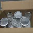 Ieavier Mason Jars Wide Mouth 24oz, 6 pack Glass Pickle Canning Jars Food Storage With Airtight Mason Jar lids and Bands for Canning, Preserving, Fermenting, Pickling, DIY Projects