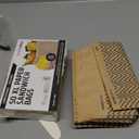 Lunchskins Compostable Food Storage XL Sandwich Bags, Chevron Design, 50 Bags - Eco-Friendly, Recyclable, Made Without PFAS and BPA