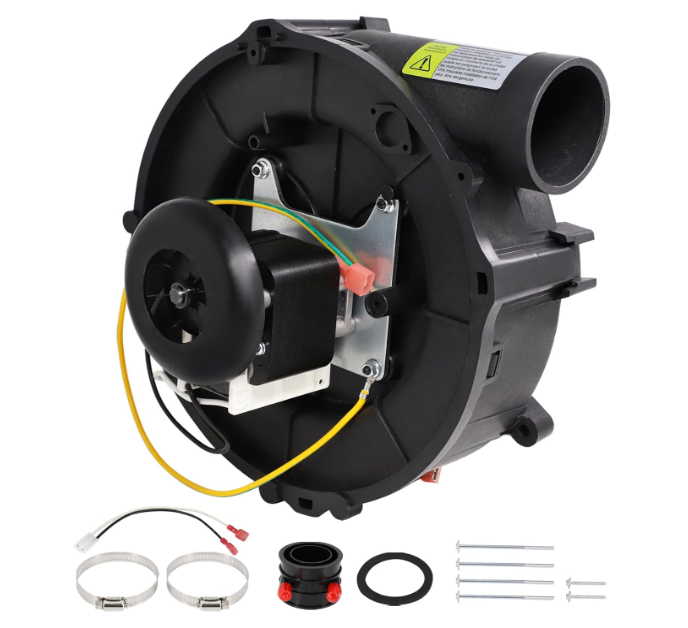Hipoilk Furnace Draft Inducer Blower Motor Assembly Replaces Goodman 0171M00001S, 22307501, Jakel J23815015293, Rotom FBRFB501, Goodman Furnace Parts