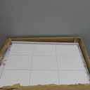 Pinkpum 5 Pack Stackable Plastic Storage Closet Organizers and Storage Bins Drawer Shelf Storage Container for Wardrobe Cupboard Kitchen Bathroom Office White