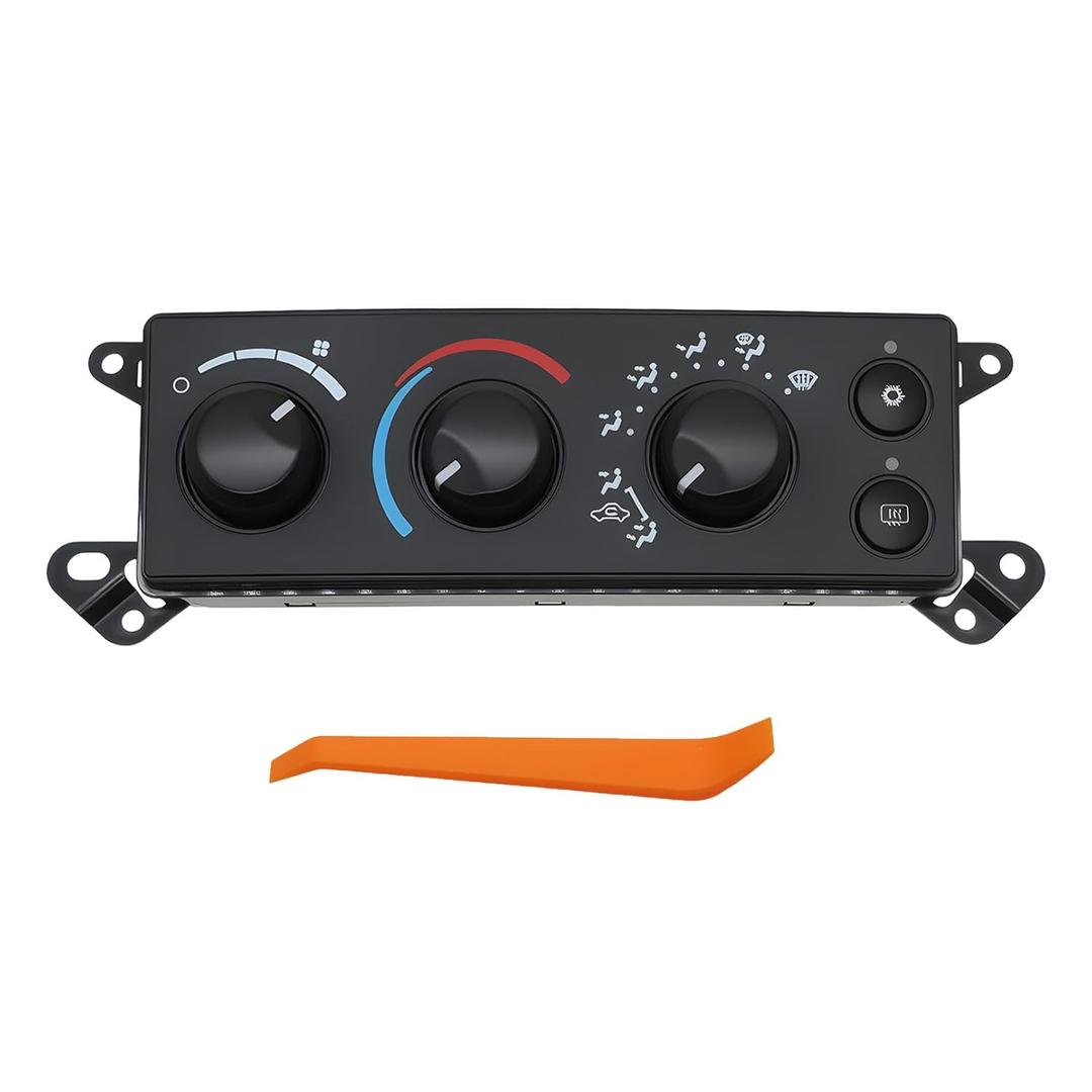 55057079AB HVAC A/C Heater Climate Control Module Panel Compatible with Ram 1500 2500 3500 Dakota 2008-2010 2011 L6 V6 V8 Replacement Conditioning Switch 55056569AE P55056569AC P55056569AD