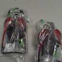 ROCKBROS Bike Water Bottle Holder Ultra-Light Bicycle Bottle Cages with Screws Tool, Universal Bike Cup Holder for Road MTB Mountain Bikes Cycling Accessories2 Pack (blackred+blackred)