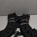 ZELUS Weighted Vest, 12lb Weight Vest with Reflective Stripe for Workout, Strength Training, Running, Fitness, Muscle Building, Weight Loss, Weightlifting (Black)