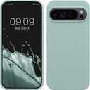 kwmobile Case Compatible with Google Pixel 9 Pro XL Case - TPU Silicone Phone Cover with Soft Finish - Mint Matte