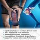POWERLIX Knee Brace Support Best Compression Sleeve for Men & Women for Pain Relief Superior Braces for Meniscus Tear & Arthritis, Please Refer to The Sizing Chart