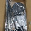 TOBUSA Semi Flush Mount Ceiling Light Fixture Matte Black, Modern Sputnik Close to Ceiling Light, Chandelier Light Fixture Ceiling for Bedroom Kitchen Living Room Dining Room, 4 Light E26 Socket