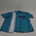 Bowling Shirts for Men Hawaiian Printed Short Sleeve Casual Button Down Beach Shirts (X-Large, Bowling Car Blue)