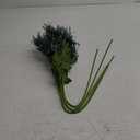 Fermus 5 Stems Artificial Thistle Flowers 5 Branch Real Touch Blue Thistle Decor 26 Inch Real Size Rustic Spray Eryngium Sea Holly for Wedding Bouquet Centerpiece (5 Branch)