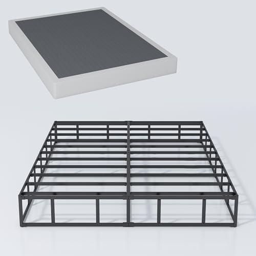 XINXINYAN Twin Size Box Spring 7 Inch,Heavy Duty Queen Box Spring,Sturdy Metal Frame with Fabric Cover Set, Easy Assembly, Noise Free