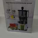 Cold Press Juicer, 5.3" Extra Large Feed Chute Fit Whole Fruits & Vegetables, 350W Slow Masticating Juicer Machines, Easy to Clean, High Juice YieldSilver