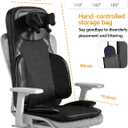 Back Massager,Full Back Kneading Shiatsu or Rolling Massage, Massage Chair pad with Height Adjustment, shiatsu Neck & Back Massager with Heat, Back Massager for Neck and Shoulder