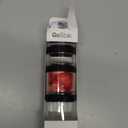 BlenderBottle GoStak Twist n' Lock Storage Jars, 4-Piece Starter Pak, Black