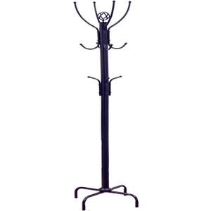Frenchi Home Furnishing CR002 Coat Rack, 12 Hook, Black (20 x 20 x 73 in)